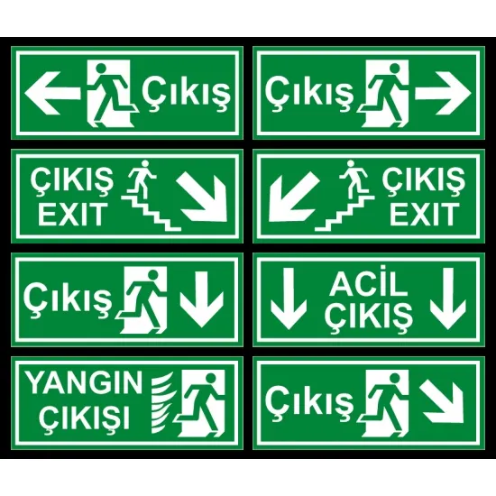 Bolu Yangın Acil Çıkış Levha Sistemi